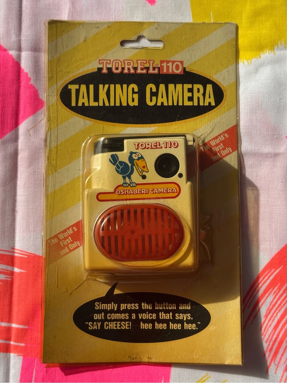 Vintage 1980s Torel 110 Talking Camera (New in Package!)